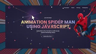 Create Effect Cursor Like Spider Man Using Canvas HTML5 And Javascript