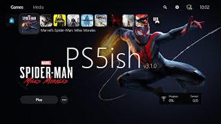 PS5ish v3.1.0 Showcase - A PS5 UI Inspired Theme