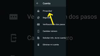 Como DESACTIVAR el estado EN LINEA en WHATSAPP #shorts