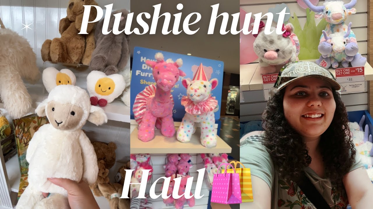 Plushie Hunting for Easter! 🐣 Build-A-Bear Animal Cookie, Jellycats & More!