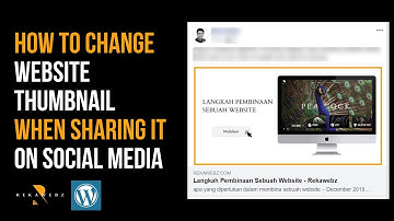 How To Change Website Link Sharing Thumbnail Image