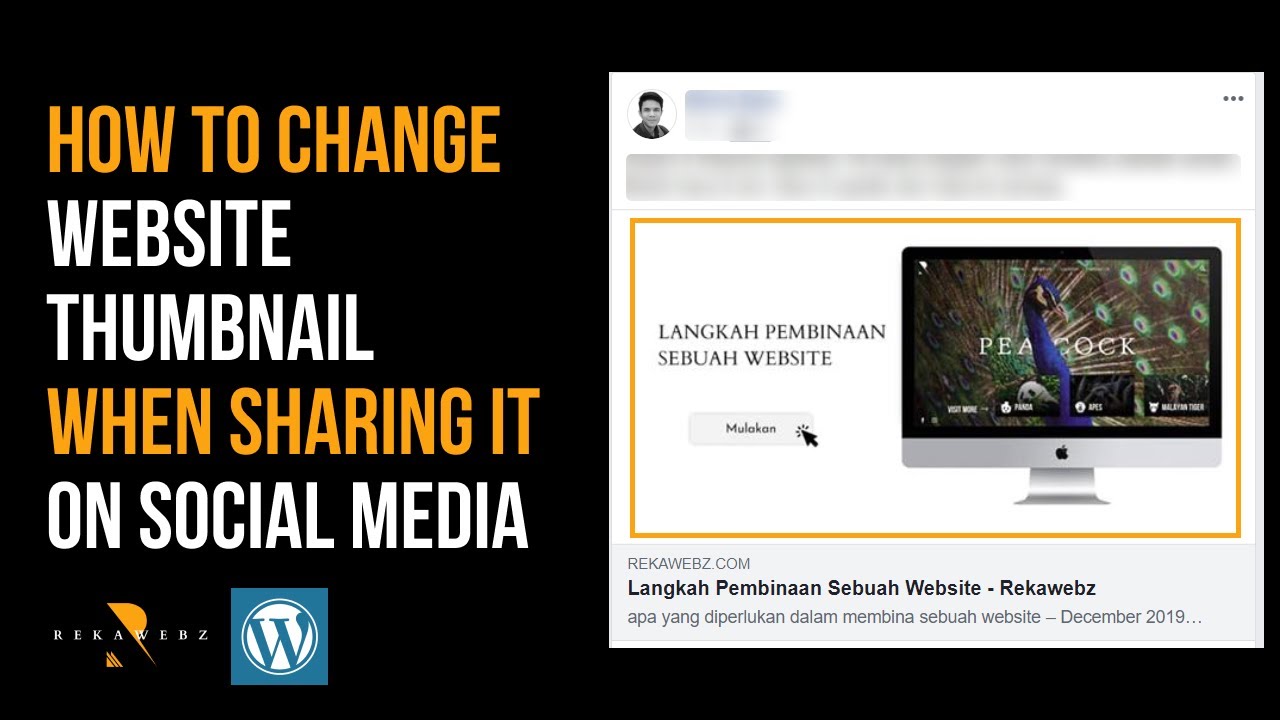 How To Change Website Link Sharing Thumbnail Image