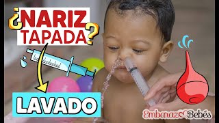 💦 3 PASOS para hacer un LAVADO NASAL al Bebé Correctamente