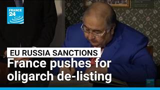 France stalls EU Russia sanctions renewal over oligarch de-listing • FRANCE 24 English Guide
