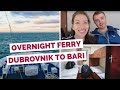 Ferry from Croatia to Italy travel vlog from Dubrovnik to Bari
