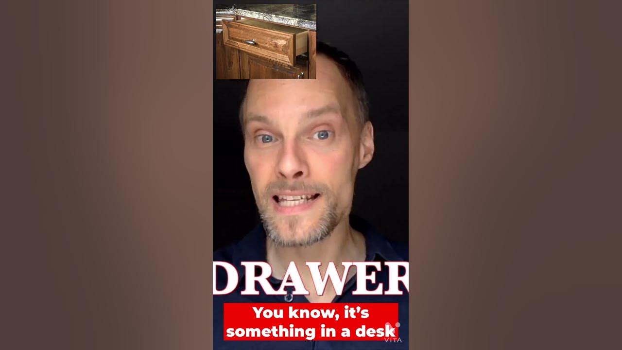 Do You Know Both Ways to Say DRAWER? YouTube