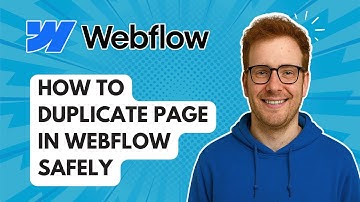 How to Duplicate Page in Webflow Safely [2025 Guide]