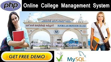 College Management System Project in PHP | MYSQLI | HTML | CSS | AJAX – College Project for CS