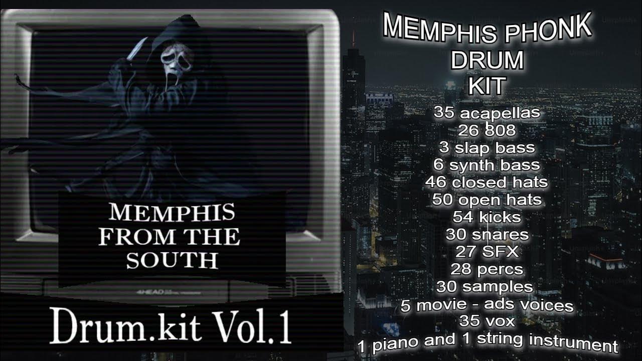 MEMPHIS PHONK FREE DRUM KIT ! MFS DRUM KIT VOL.1 YouTube