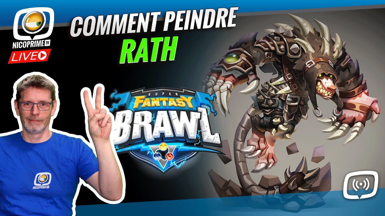 Tuto peinture - SUPER FANTASY BRAWL - RATH - YouTube