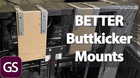 BETTER Buttkicker Valencia Tuscany Mounts