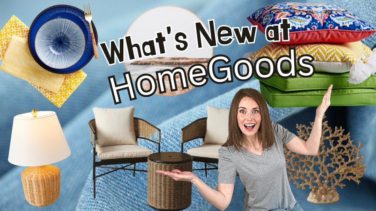 HOMEGOODS SHOP WITH ME | NEW SUMMER HOME DECOR + OUTDOOR PATIO & ENTERTAINING MUST HAVES