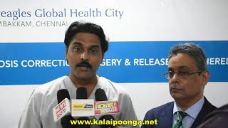 12 year old boy undergoes Surgery for Rare Spinal Defect at Global Health City / Kalaipoonga