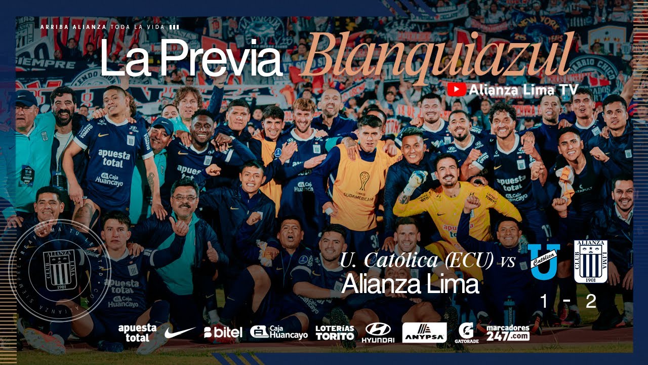 ⚪️LA PREVIA BLANQUIAZUL VS U. CATÓLICA 🔵🔥| ALIANZA LIMA TV