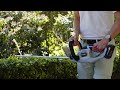 The ultimate hedge trimming tool the batavia 18v hedge trimmer