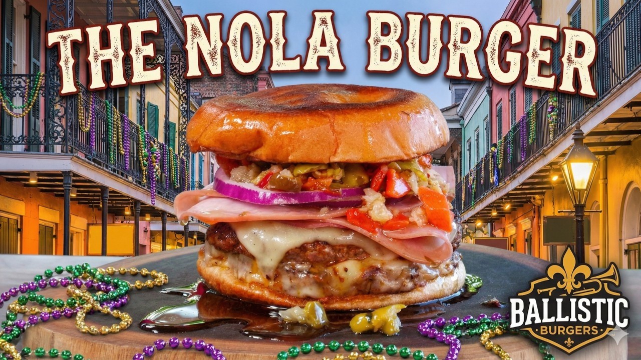 Рецепт бургера из Нового Орлеана! Лучший бургер в Новом Орлеане! (Когда-нибудь)