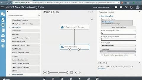 Identify Missing Values and Impute Results in Azure Machine Learning