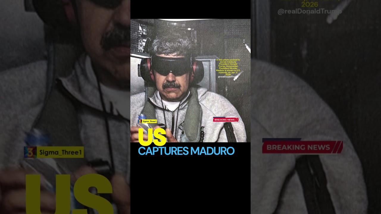 US captures Maduro, carries out “large scale strike” in Venezuela, Trump says