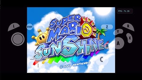 DolphiniOS- Super Mario Sunshine (No Jailbreak Test #14) iPhone XR