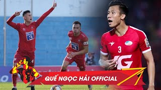 Quế Ngọc Hải vs Hải Phòng FC | Bức tường thép khiến đội bóng đất Cảng trắng tay tại Hàng Đẫy