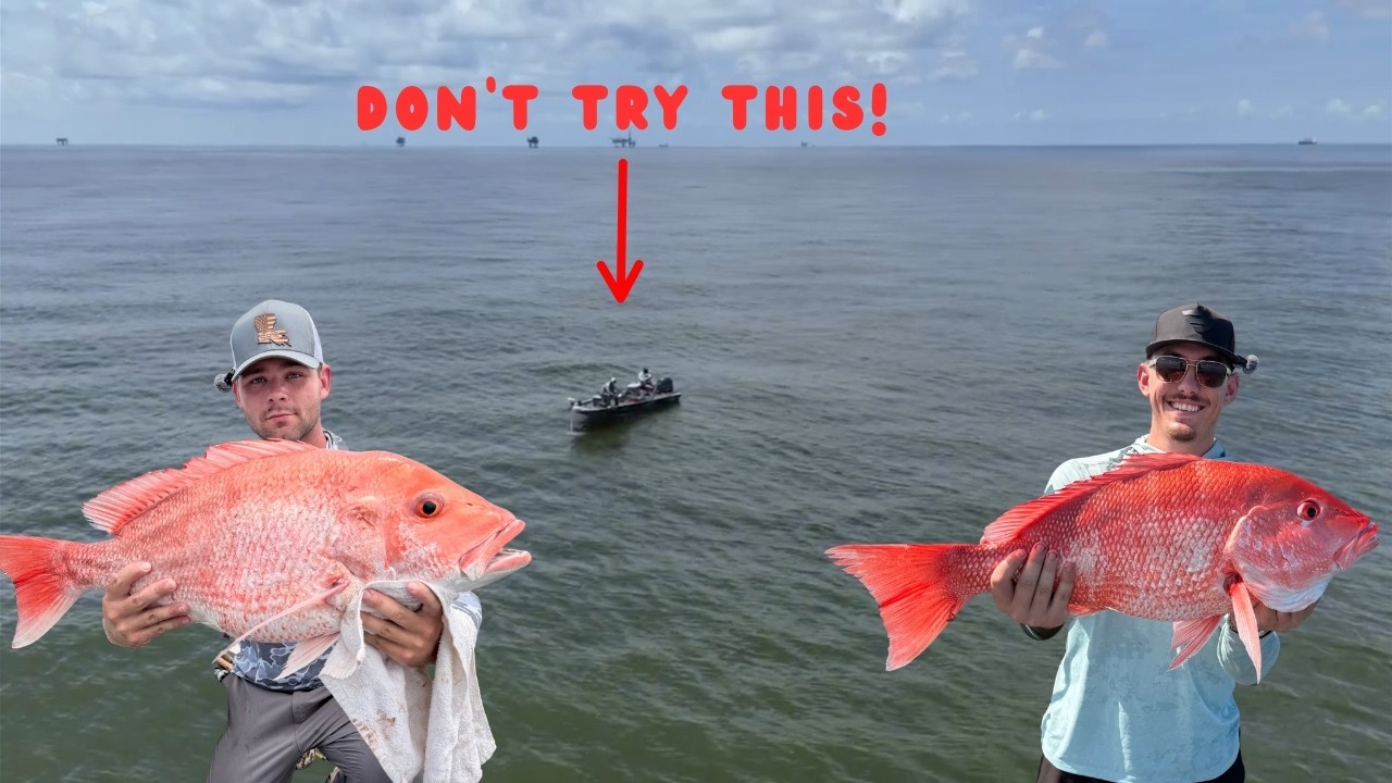 Red Snapper In A BASS BOAT!! (First Red Snapper)
