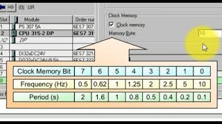 Simatic Step7 - Тактовый меркер - Clock Memory