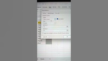 Age Restriction Alert In Excel 🔥 | Excel Data Validation Trick ‼️ #shorts #interview #tips #bytetech