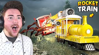 Rocket Powered Train Mod So Fast Choo Choo Charles Mods