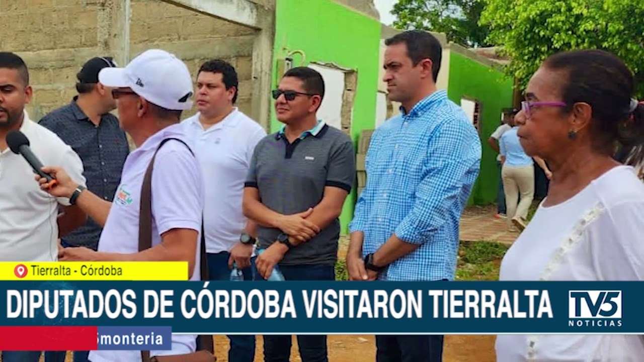 Diputados de Córdoba visitaron Tierralta