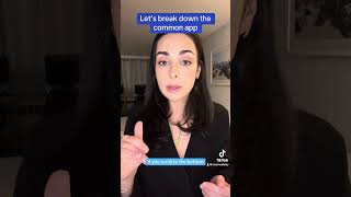 Common app explained before tomorrow’s early action deadline #commonapp #collegeapplication #college
