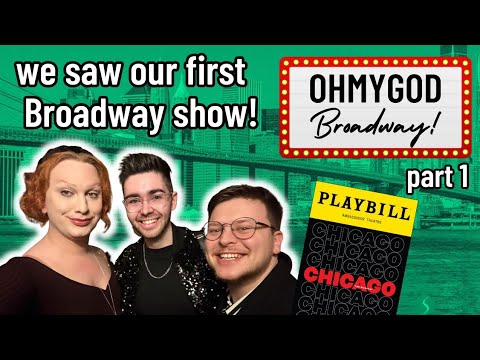 we saw our first Broadway show! | New York vlog part 1 - YouTube