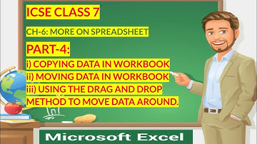 CLASS 7 | CH 6 | MORE ON SPREADSHEET | Part-4