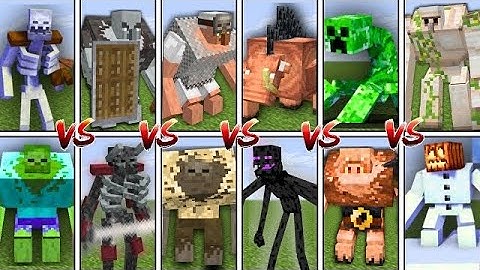 "All Mutant Mobs Battle – Ultimate Minecraft War!" #minecraft #vs 