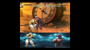 RIOT KEN VS MR KARATE #mugen #mugenbattle #fightinggames #shorts