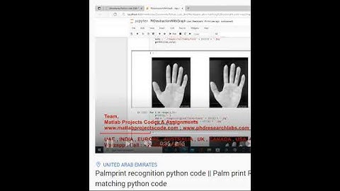 Palmprint recognition python code - Palm print ROI feature extraction and matching python code