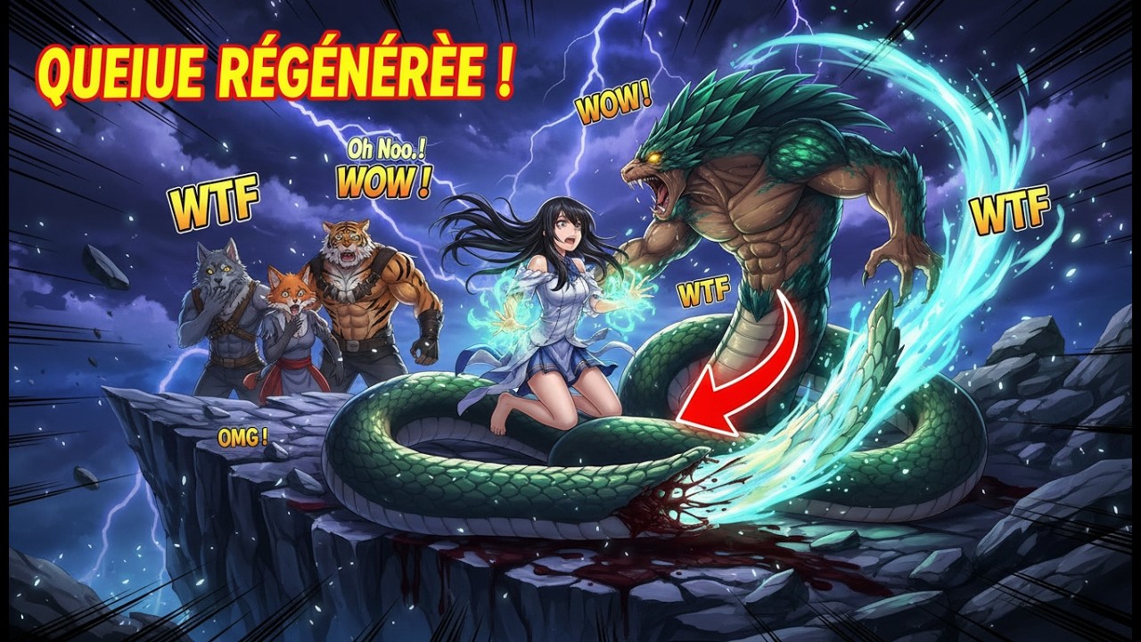 Résumé Manhwa : Bête serpent mourante sauvée par une fille mystérieuse et devient plus forte