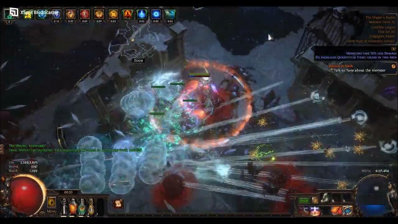 POE 3.21 52 Cooldown recovery rate 4 flask uptime 100 Facetank