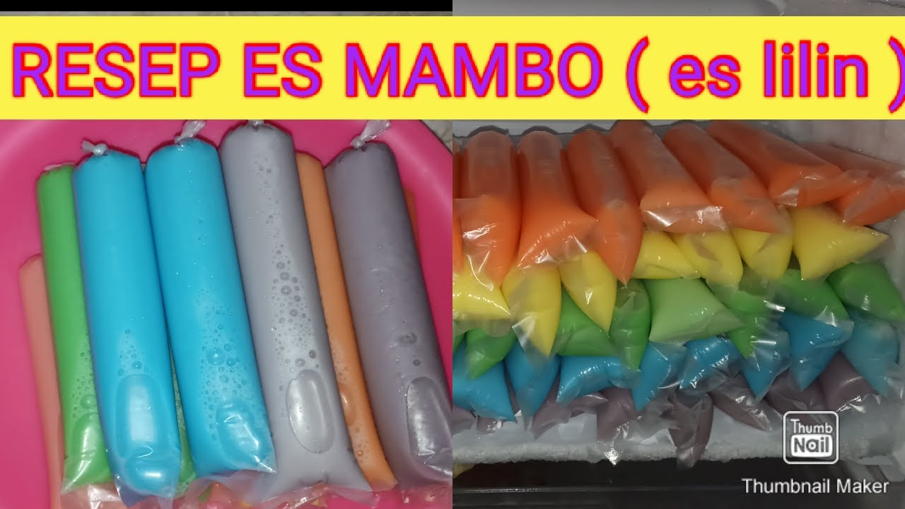 CARA MEMBUAT ES MAMBO ENAK DAN SEHAT ( es lilin ) - YouTube