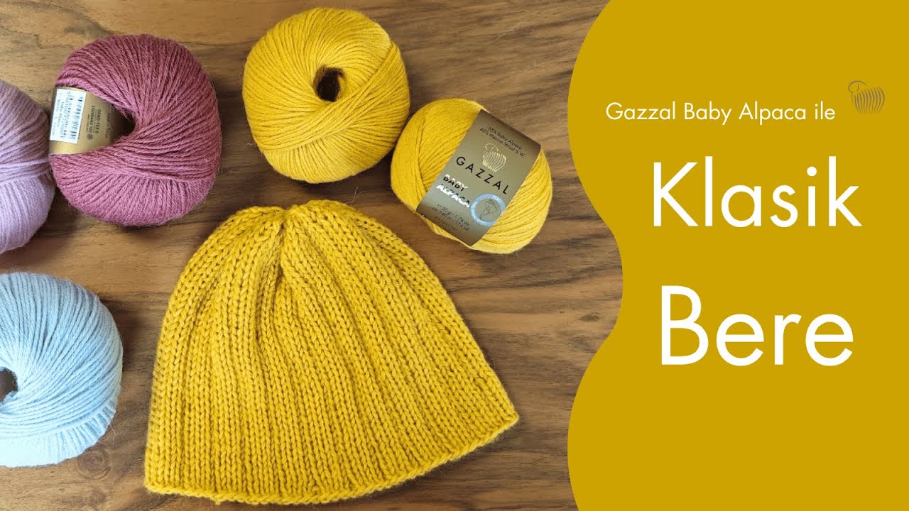 Gazzal Baby Alpaca ile en Klasik ve en Kolay Bere Yapımı