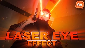SUPERMAN LASER EYE Effect in After effects (Tutorial)