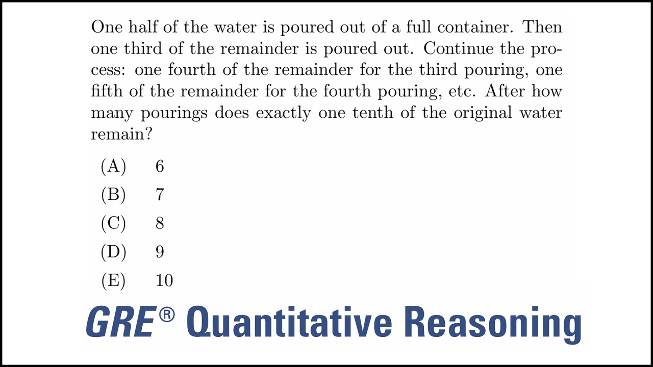 Fractions and patterns: GRE quantitative reasoning practice question#70 ...