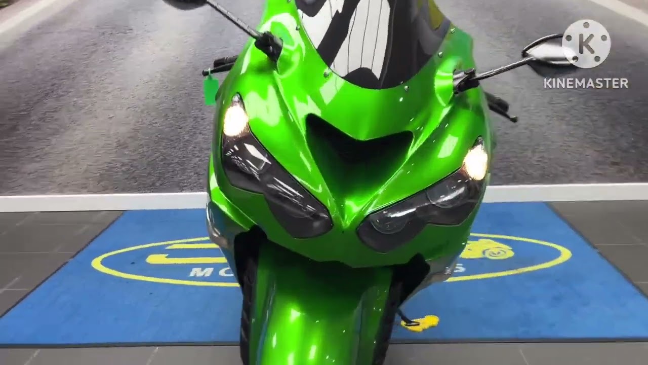 Kawasaki ZZR 1400 - ZX 1400 FCF ABS Green 2012 - YouTube