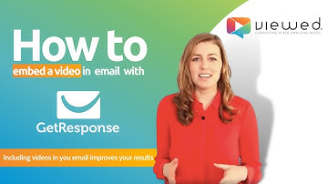 How to embed a video in email with Get Response