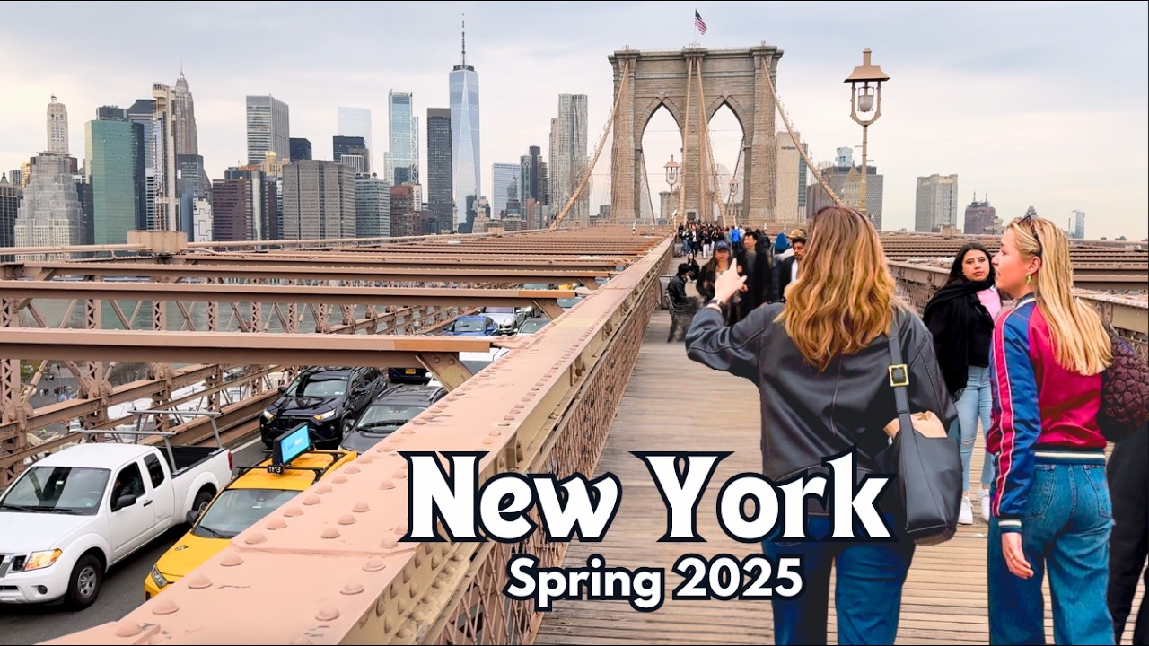 New York, Amerika Serikat | NYC | Tur Jalan dengan Pemandangan 4K