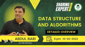 Detailed Overview on Data Structure and Algorithms by Abdul Bari @GeeksforGeeksLPU