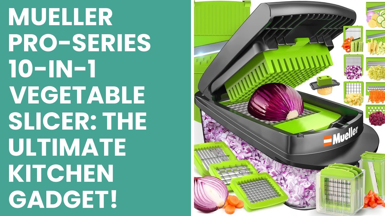 Mueller Pro-Series 10-in-1 Vegetable Chopper: Your Ultimate Kitchen  Companion 