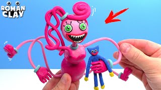 Mommy Long Legs Huggy Wuggy 2 ✋ Poppy Playtime Chapter 2 with Clay | Roman Clay Tutorial