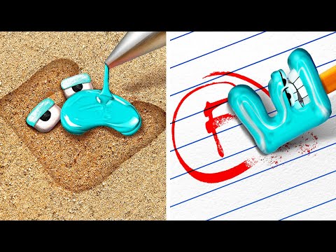 Alphabet Lore School Crafts 🤓 Best Fidgets and Hacks