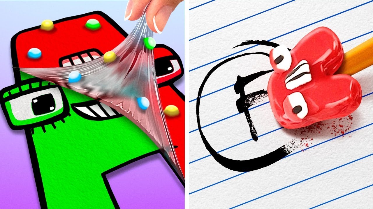 Alphabet Lore School Crafts 🤓 Best Fidgets and Hacks