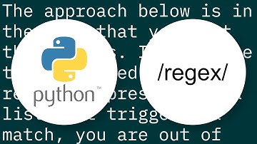 match text against multiple regex in python